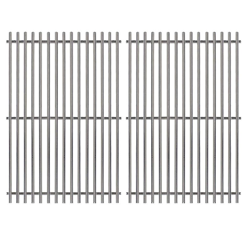 Hongso SUS304 Stainless Steel Grill Grates for Weber Genesis 300 Series, 19.5" Cooking Grids for Genesis E310 E320 E330 S310 S320 S330 EP310 EP320 EP330 Gas Models, Replacement Parts for 7524 7528 - Image 1